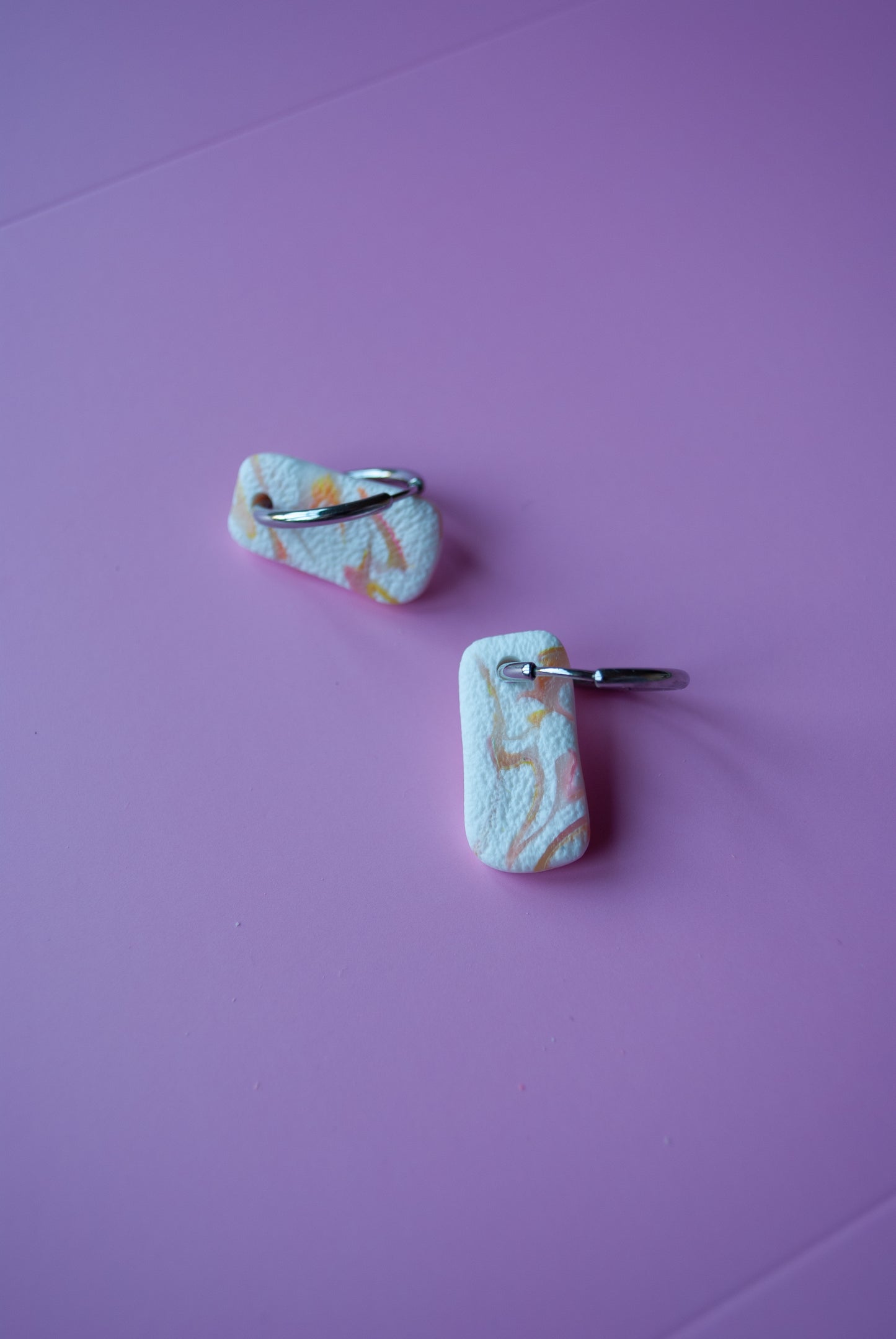 HOOP BAR ZILVER - white milkshake