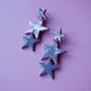 STARS - LILA GLITTER