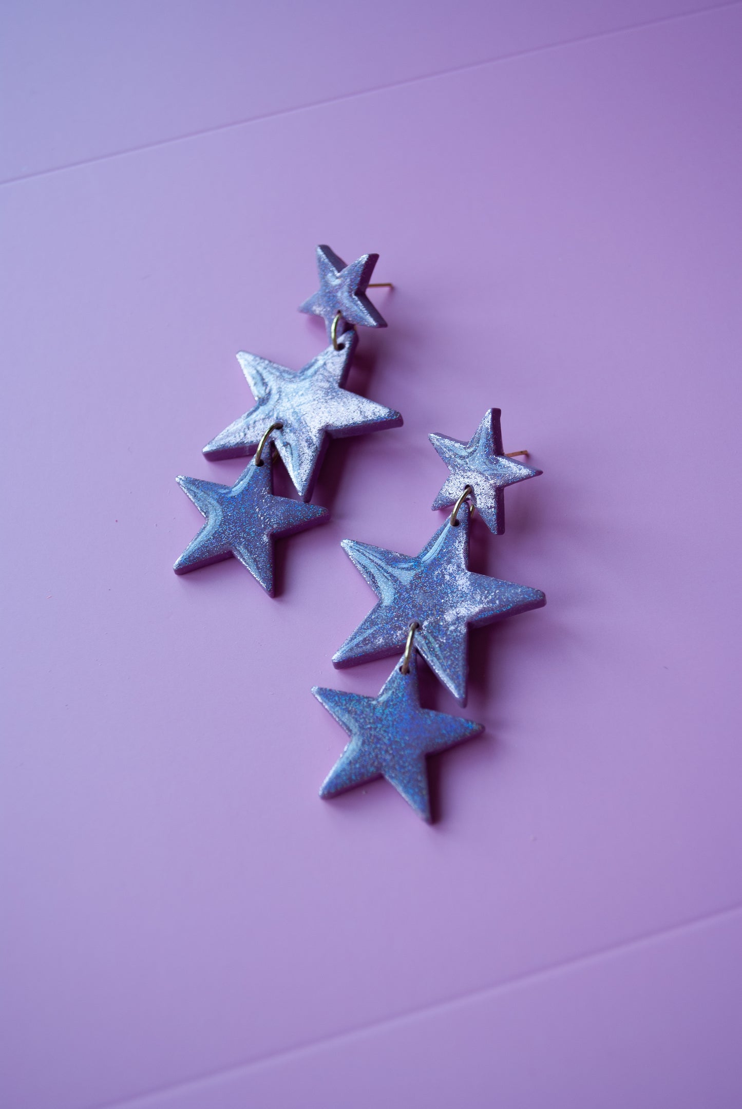 STARS - LILA GLITTER