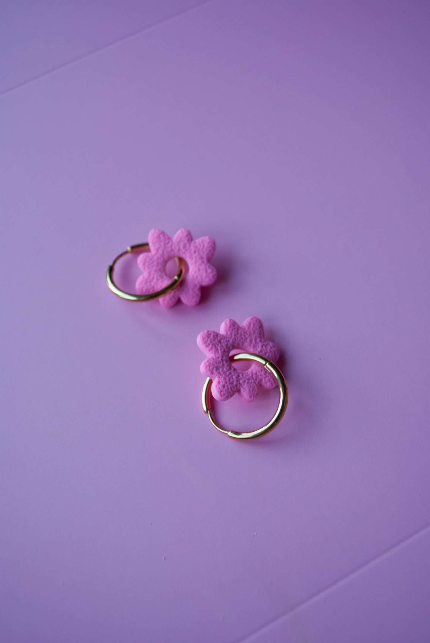 HOOP DAISY GOLD - PINK